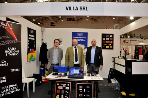 Villa & Figlio: macchine per marcatura laser alla Fiera Comunikart 2019_1