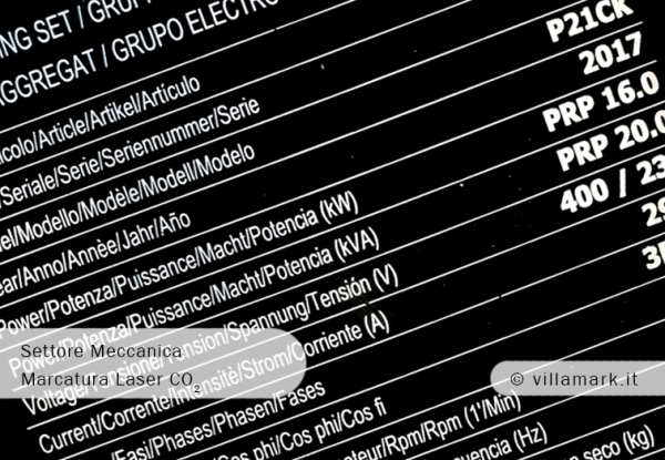 Marcatura Settore Meccanico: esempi di codifica per componenti Marcatura Settore Meccanico: esempi di codifica per componenti_3
